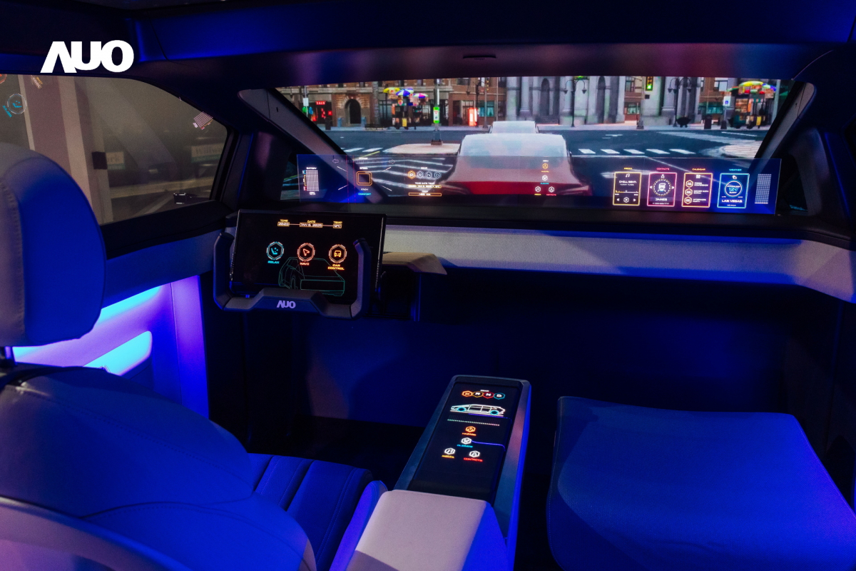 「友達智慧座艙2025」以使用者體驗為核心，運用Micro LED顯示科技為基礎搭配AI創新應用，打造沉浸、互動的座艙體驗，獲得台灣精品銀質獎