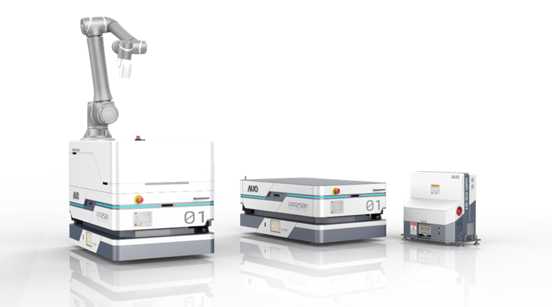 友達數位開發的自主式移動機器人（AMR250M），搭配全向輪並結合AI演算法、2D LiDAR、3D攝影機等技術，協助客戶實現產線全自動化